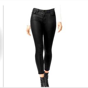 Social Standard by Sanctuary Size 12 Coated Finish Black Pleather Pants